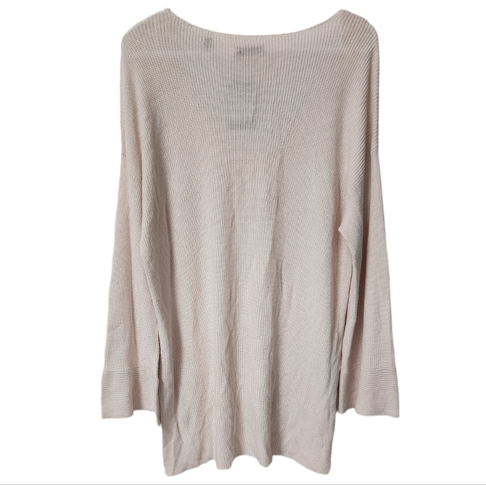 Nwt! ATM Anthony Thomas Melillo Hi-Low sweater in Blush Pink - Large - Picture 4 of 10